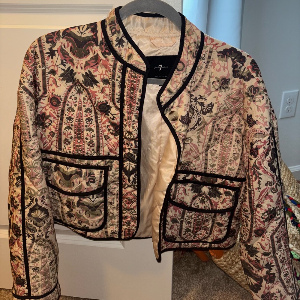 For all mankind quilted jacket